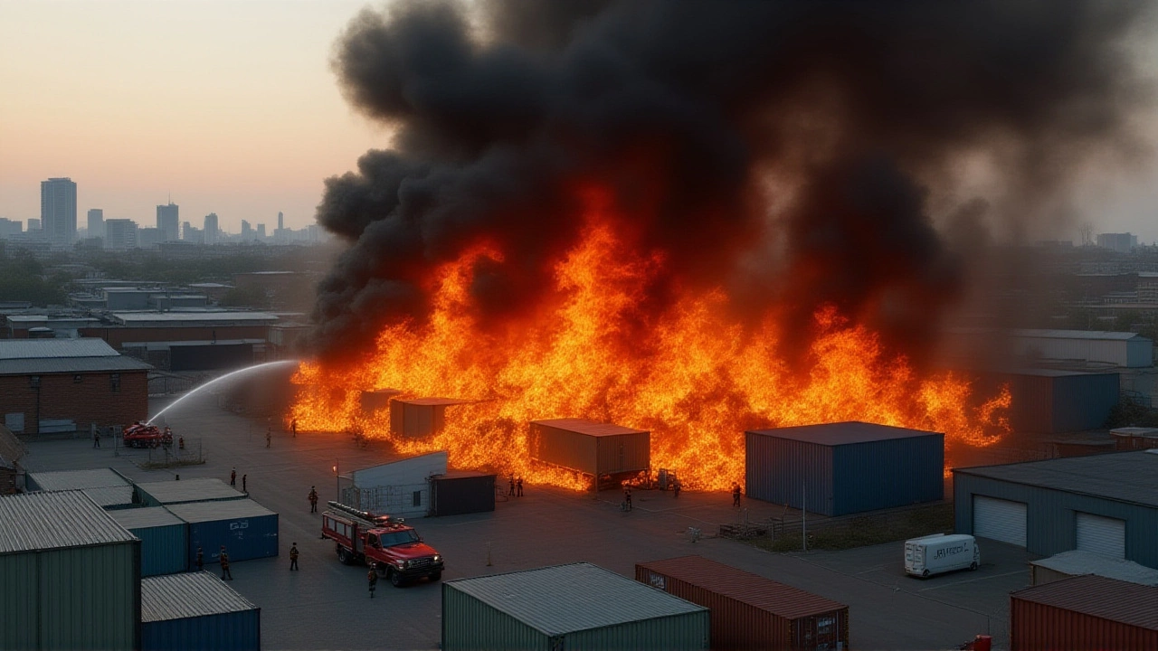 Explosions Rock Southall Warehouse as 150 Firefighters Battle Blaze